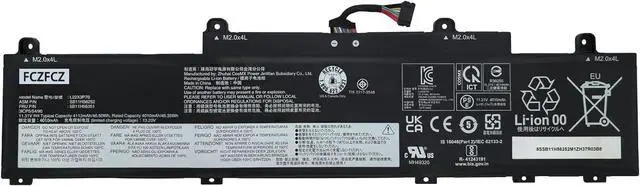 Main image of L22X3P70 Battery 46.5Wh 4112mAh Replacement for Lenovo ThinkPad L14 L15 Gen 4 ThinkPad C14 Chromebook Gen 1 SB11H56252 L22B3P70 L22D3P70 L21D3PG2 L21C3PG2 L21M3PG2 L21B3P73 L21M3P76 11.31V