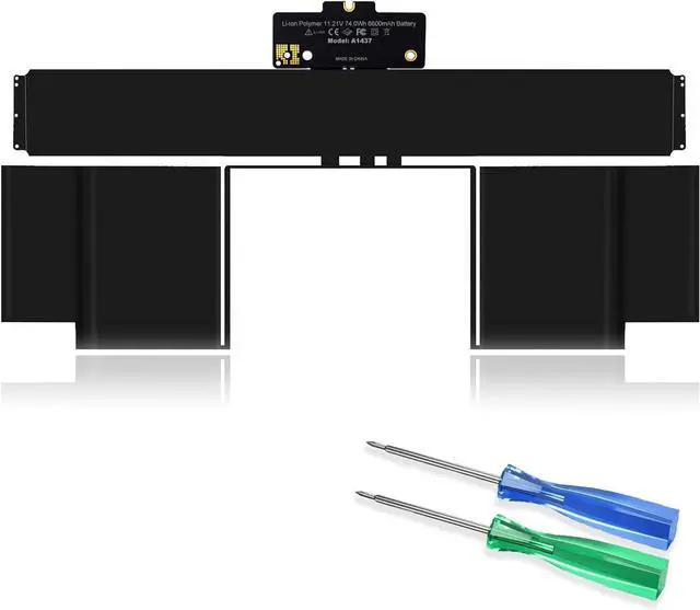 Main image of A1437 Battery A1425 Laptop Battery Replacement for MacBook Pro Retina 13 inch A1425 (Late 2012 & Early 2013) EMC 2557 EMC 2672 MD101 MD102 MD212 MD213 ME662 11.21V 74Wh 6600mAh