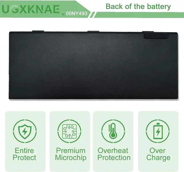 Alt view image 6 of 6 - 77+ 77++ 00NY493 00NY492 01AV477 Laptop Battery Replacement for Lenovo ThinkPad P50 P51 P52 Series 20HH001QGE 20M90017GE L17M6P51 L17L6P51 01AV496 01AV495 00NY490 00NY491 11.25V 90Wh