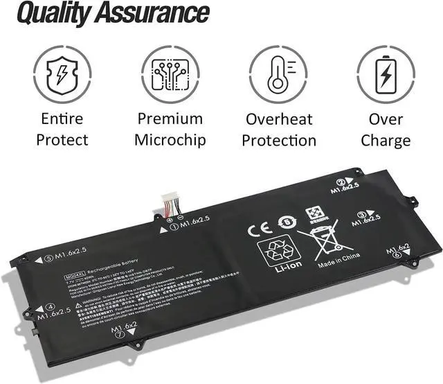 Alt view image 6 of 7 - Laptop Batteries Compatible for HP MG04XL 40Wh 7.7V Elite X2 1012 G1 Detachable 2-in-1 Tablet M5-6Y54 M5-6Y57 M7-6Y75 M3-6Y30 L5H20EA L5H11EA L5H12EA L5H13EA L5H13EA L5H5H13EA L5H5H14ea l5