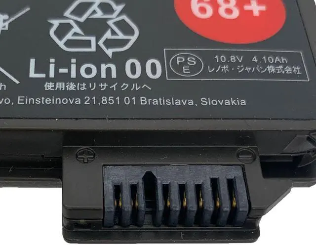 Alt view image 4 of 5 - 45N1130 68+ Battery 48Wh 10.8V Compatible with Lenovo ThinkPad X240 X250 X260 X270 T440s T450s T460p L450S L460S A275 P50s W550s Series 45N1728 45N1767 45N1777 45N1134 45N1734 45N1131