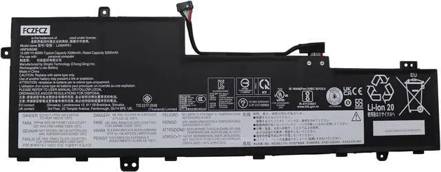 Main image of L24M4PK1 Battery 80Wh 5306mAh Replacement for Lenovo IdeaPad Slim 5-16IRH10 5-16IRH10R Series 5B11Q02005 L24B4PK1 L24D4PK1 15.08V 4-Cell
