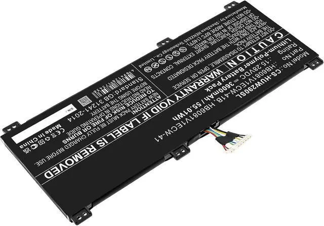 Alt view image 2 of 6 - Replacement Battery for Huawei HBL-W19,HBL-W29,HLY-W19RP,MagicBook Pro 2020,MateBook D 16,V700,PN:HB6081V1ECW-41,HB6081V1ECW-41B,3600mAh