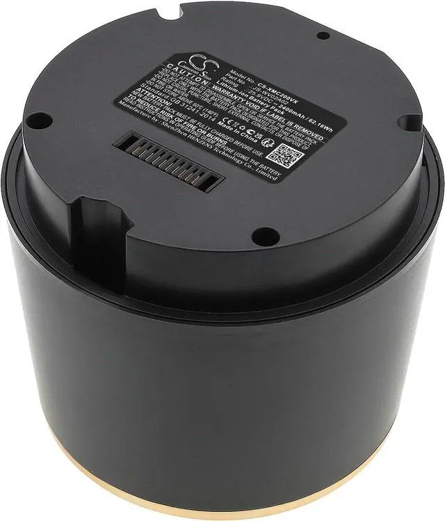 Alt view image 3 of 6 - 25.9V 2400mAh JS-WV02A02 Battery Replacement is Viomi Cyber Lite Viomi Cyber