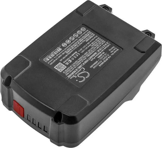 Alt view image 4 of 6 - Replacement for Battery Compatible Metabo 6.25468, 6.25469, 6.25469.00, 6.25499 MT 18 LTX 613021840, MT 18 LTX 613021890, NP 18 LTX BL 5.0, PA 14.4-18 LED-USB, R 12-18 (2000mAh/18V)