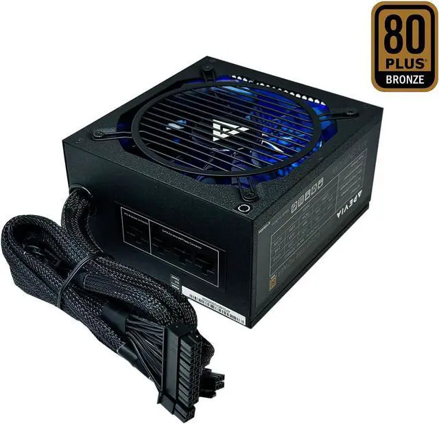 Alt view image 2 of 7 - Apevia ATX-SN900 Signature 900W 80+ Bronze Certified Active PFC ATX Semi-Modular Gaming Power Supply
