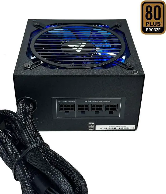 Alt view image 3 of 7 - Apevia ATX-SN900 Signature 900W 80+ Bronze Certified Active PFC ATX Semi-Modular Gaming Power Supply
