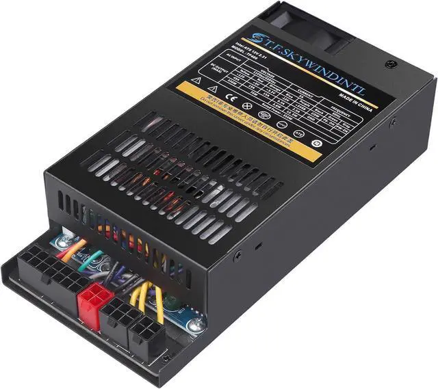 Main image of Flex Power Supply 350W Fully Modular Small-1U PSU 110-220V AC with 1x20/24Pin Motherboard Power,2xSATA Interfaces, 2xIDE Fan Power for Rack Mount Case Desktop Server POS AIO System