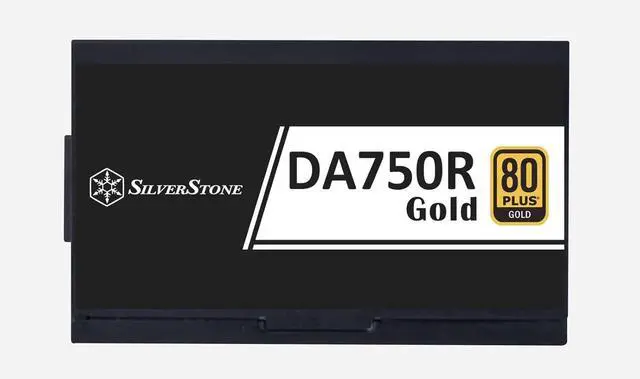 Alt view image 3 of 7 - SilverStone Technology DA750R Gold 80 Plus Gold 750W ATX 3.0 & PCIe 5.0 Power Supply, SST-DA750R-GMA (SST-AX0750MCGD-C)