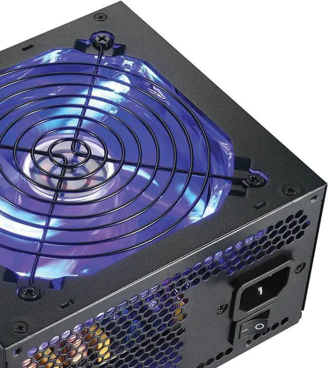 Main image of SHARK TECHNOLOGY® ATX-1000-LED Silent 1000W 120mm Blue LED Fan Active PFC Dual PCI-E Gaming PC ATX Power Supply
