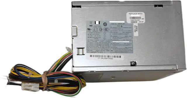 Main image of HP Compaq 320 Watt Power Supply 6005 Pro MicroTower 503378-001 508154-001