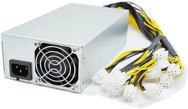 Alt view image 3 of 6 - Bitmain Antminer APW7 1800W Power Supply 110V-1000W, 6-Pin Connect Bitcoin Miner Power Supply, Antminer L3+, Bitcoin Mining Hardware, Asic Miner, Crypto Miner Rig for Mining Crypto Coins