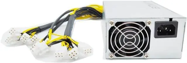 Alt view image 5 of 6 - Bitmain Antminer APW7 1800W Power Supply 110V-1000W, 6-Pin Connect Bitcoin Miner Power Supply, Antminer L3+, Bitcoin Mining Hardware, Asic Miner, Crypto Miner Rig for Mining Crypto Coins