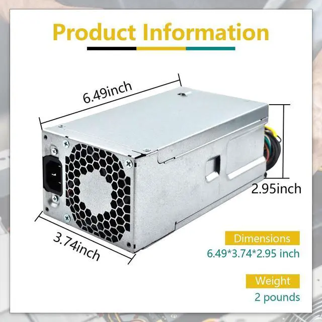 Alt view image 5 of 7 - 942332-001 400W Power Supply Compatible with HP 280 285 288 480 600 680 800 G3 G4 Power Supply L04618-400 L04618-800 942332-001 PA-3401-1HA PA-3401-2HA