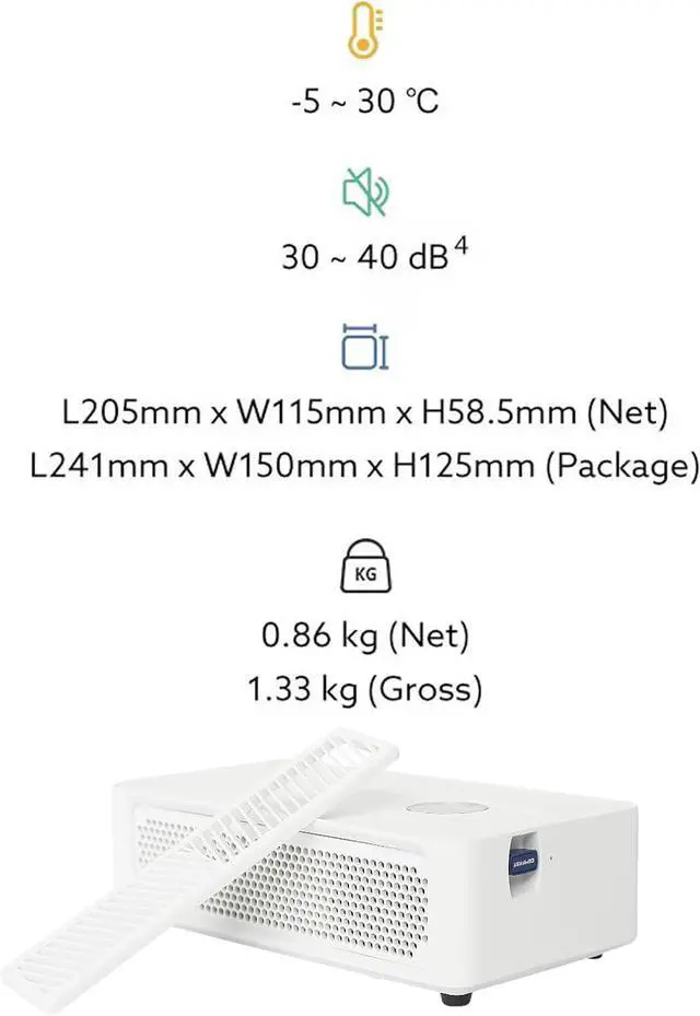 Alt view image 4 of 7 - New Canaan Avalon Nano 3S Bitcoin Miner, 6TH/s 140w SHA256 Quiet ASIC Miner Bitcoin, Crypto Miner with Canaan Original PSU for Home & Office Use, Support Bitcoin Solo Miner & Stake Pool, White