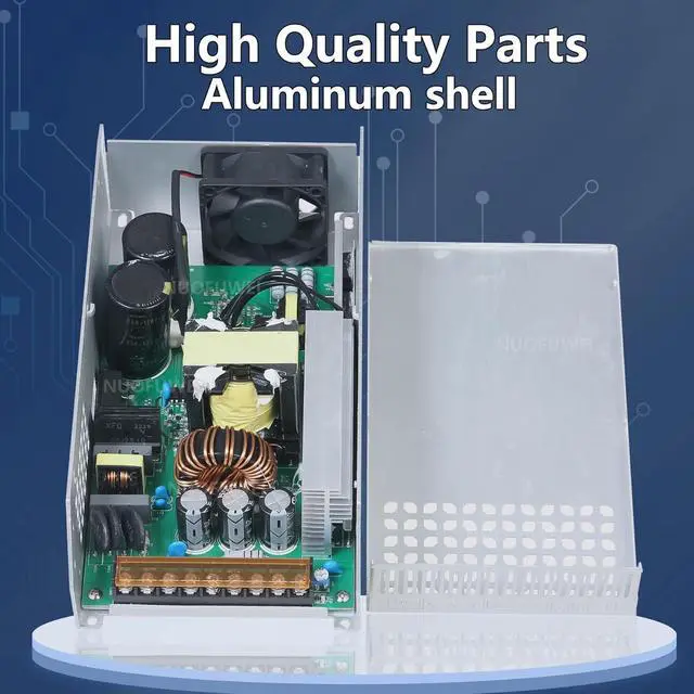 Alt view image 4 of 7 - DC 36V 33.3A 1200W Power Supply 110V AC to 36V Converter 33.3A 1200W Switching Power Supply Transformer for 36Volt Winch Car Jack LCD Monitor CCTV Car Stereo