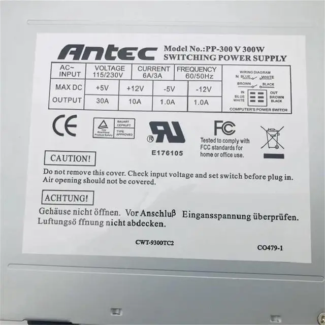 Alt view image 5 of 6 - Power Supply IPC Power Supply PP-300V 300W Computer Power Supply Spark Machine Power Supply P8/P9 Interface