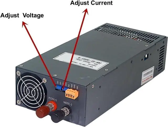 Alt view image 2 of 6 - 2000W Adjustable 1500W 1000W Switching Power Supply DC 12V 15V 24V 36V 48V 60V 72V 80V 90V 300V DC LED Power Supplies for Computer Lab, LED Strip Light and So on(0-72V,1000W)