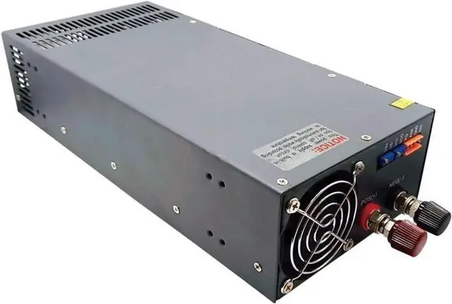 Alt view image 4 of 6 - 2000W Adjustable 1500W 1000W Switching Power Supply DC 12V 15V 24V 36V 48V 60V 72V 80V 90V 300V DC LED Power Supplies for Computer Lab, LED Strip Light and So on(0-72V,1000W)