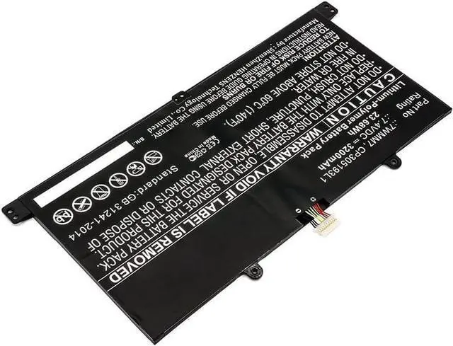 Alt view image 2 of 3 - Synergy Digital Tablet Battery, Compatible with Dell Venue 11 Pro Keyboard Dock Tablet, (Li-Pol, 7.4V, 3200mAh) Ultra High Capacity, Replacement for Dell 7WMM7, CP305193L1, DL011301-PLP22G0 Battery