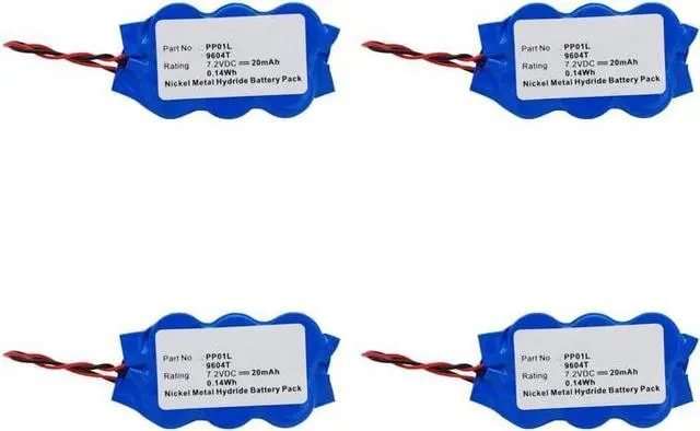 Main image of Synergy Digital CMOS/BIOS Batteries, Compatible with Dell PP01L CMOS/BIOS, (Ni-MH, 7.2V, 20 mAh) Ultra High Capacity, Replacement for Dell 6P466 Battery, Combo-Pack Includes: 4 x SDBU-H6911 Batteries