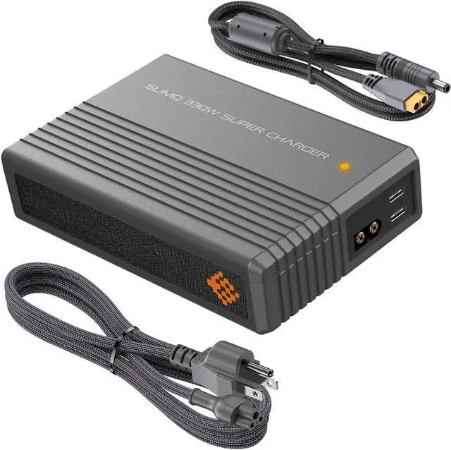 Main image of 330W 20V 16.5A Gaming Laptop Charger  Multi-Port Power Adapter Power Supply AC Adapter with 1 DC & 2 USB-C Ports, Compatible with Dell, MSI, Lenovo, HP, Razer, Asus, Acer (Without DC Adapter)