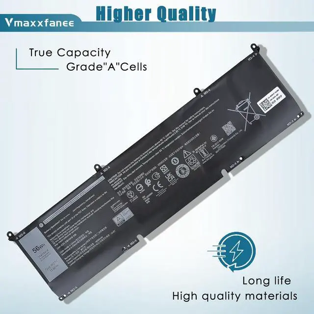 Alt view image 3 of 7 - 8FCTC Battery Replacement for Dell Alienware M15 R3 R4 R5 R6 R7 M17 R3 Precision 5550 5560 5570 XPS 15 9500 9510 G15 5520 5510 Inspiron 5620 7510 7610 Vostro 7510 7620 Series SB10T83121