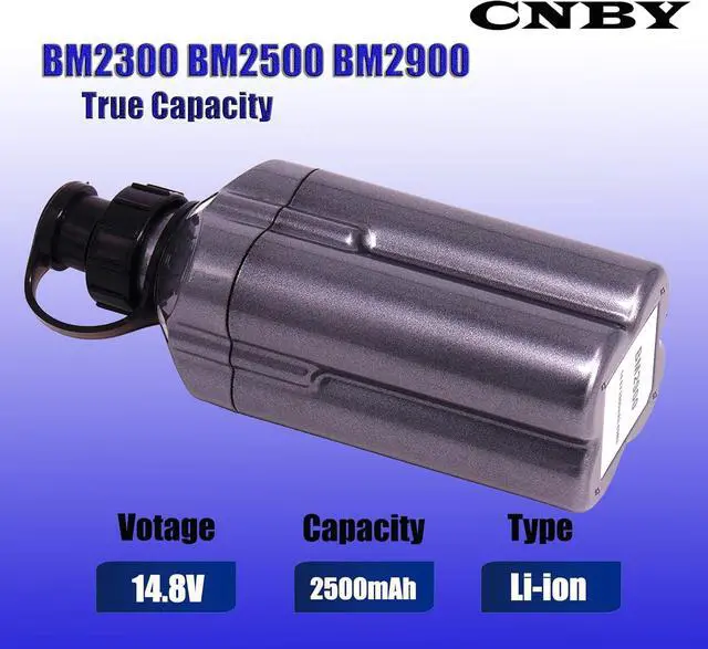 Alt view image 2 of 7 - BM2900 BM2300 2 X Battery, 2500mAh Replace for Electric Fishing Reel Battery for BM2300 BM2900 BM2500, Replace for Daiwa Tanacom 750 1000 Leobritz 500j | Shimano Beastmaster 9000