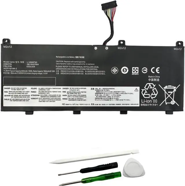 Main image of L18M6P90 New Battery Replacement for ThinkPad P53 Series Notebook L18M6P90 02DL028 5B10W13901 SB10K97664 02DL029 5B10W13902 SB10K97665