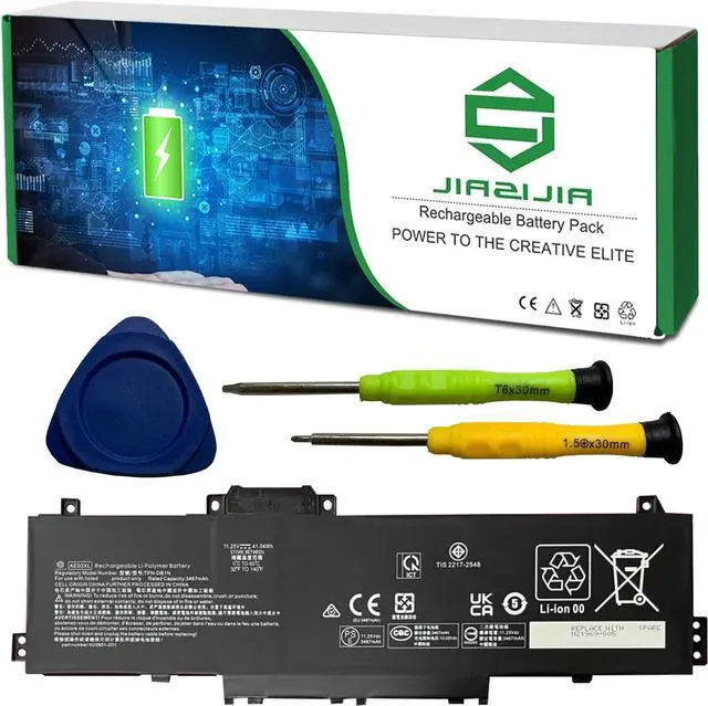 Main image of AE03XL Laptop Battery Replacement for Hp 15.6 inch Laptop PC 15-FC0000 Series Notebook N21969-005 TPN-DB1N N20951-2D1 AE03041XL Black 11.25V 41.04Wh 3467mAh