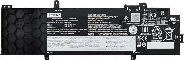 Main image of L21M3P71 Laptop Battery 39.3Wh Compatible with Lenovo ThinkPad T14 Gen 3 Gen 4 / ThinkPad P14s Gen 3 Gen 4 Series L21L3P71 L21C3P71 L21L4P71 L21M4P71 L21C4P71 L21D4P71 L21M4P72