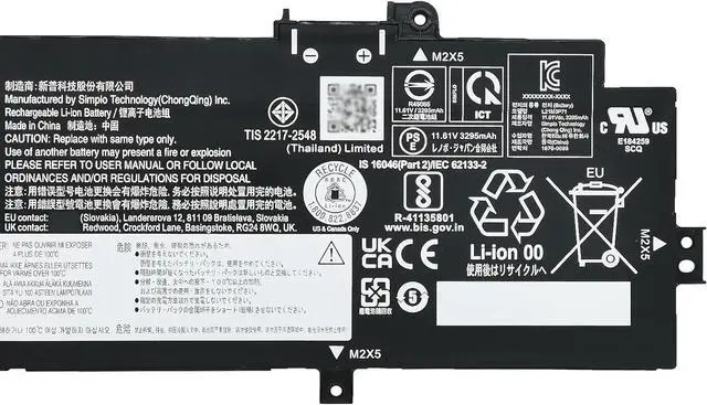 Alt view image 3 of 5 - L21M3P71 Laptop Battery 39.3Wh Compatible with Lenovo ThinkPad T14 Gen 3 Gen 4 / ThinkPad P14s Gen 3 Gen 4 Series L21L3P71 L21C3P71 L21L4P71 L21M4P71 L21C4P71 L21D4P71 L21M4P72