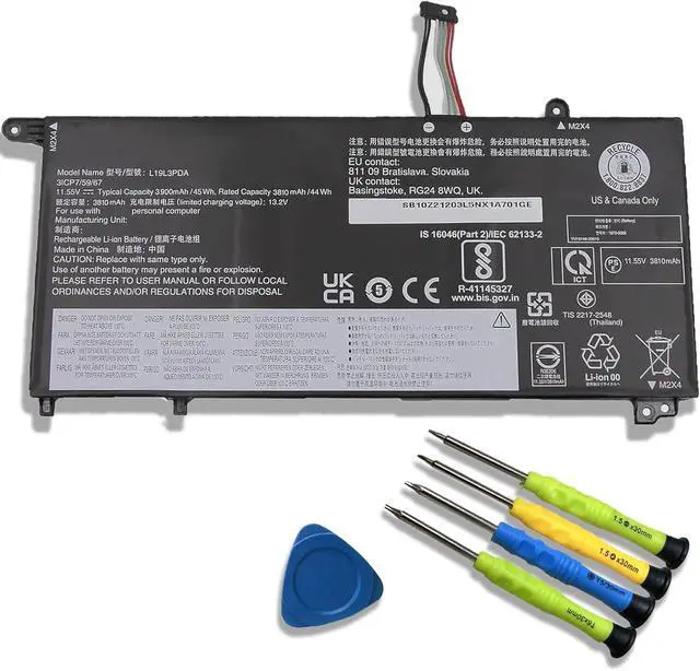 Main image of L19L3PDA L19C3PDA L19M3PDA Laptop Battery Replacement for Lenovo ThinkBook 14 G2 ITL /14 G4 ABA /14 G2 ARE/15 G3 ACL/15 G3 ITL/15 G4 ABA Series L19D3PDA 31CP7/59/67 31CP7/58/66 11.55V 45Wh