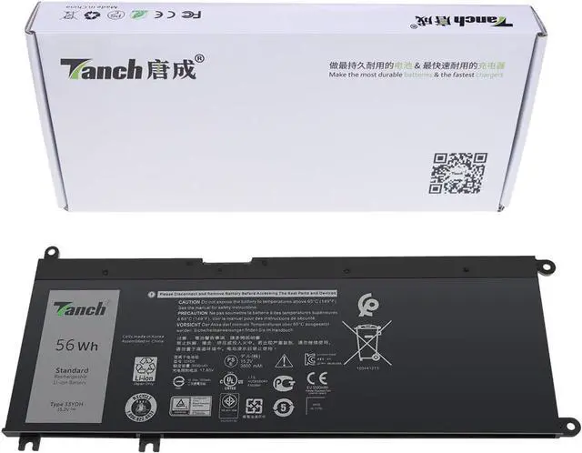 Main image of Tanch 33YDH Laptop Battery Replacement for Dell Latitude 3580 3500 Inspirion 17 7000 Series (7779) G7 7588 G3 17 G5 15 5587 P30E001 H3PL6L2 15.2V 3500mAh 56Wh