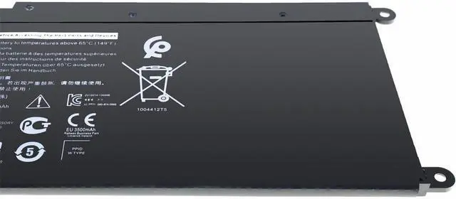 Alt view image 5 of 6 - Tanch 33YDH Laptop Battery Replacement for Dell Latitude 3580 3500 Inspirion 17 7000 Series (7779) G7 7588 G3 17 G5 15 5587 P30E001 H3PL6L2 15.2V 3500mAh 56Wh