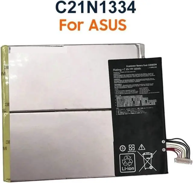 Alt view image 2 of 3 - 7.6V 38Wh Laptop Battery C21N1334 Compatible with Asus Transformer Book T200TA/T200TA-1A/1K/1R /200TA-C1-BL
