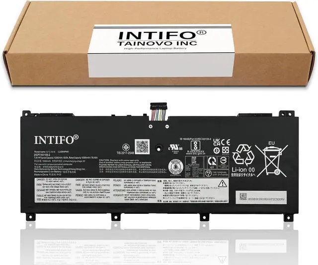 Alt view image 2 of 2 - 80Whr L22M4PH0 Laptop Battery Compatible with Lenovo YogaBook 9-13IMU9 83FF YogaBook 9-13IRU8 82YQ Series Notebook SB11K39336 5B11K39337 SB11N45421 5B11N45437 [7.8V 10260mAh 4-Cell]