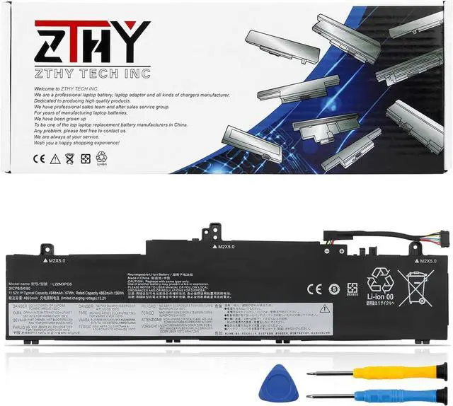 Main image of L22M3PG5 Laptop Battery Replacement for Lenovo ThinkPad E14 Gen 5 2023 Gen 6 2024 E16 Gen 1 2023 Gen 2 2024 Series L22B3PG5 L22D3PG5 L22L3PG5 SB11K63027 SB11K63030 5B11K63029 5B11K63032 11.52V 57Wh