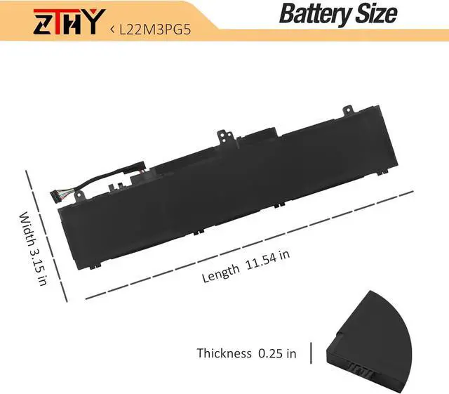 Alt view image 7 of 7 - L22M3PG5 Laptop Battery Replacement for Lenovo ThinkPad E14 Gen 5 2023 Gen 6 2024 E16 Gen 1 2023 Gen 2 2024 Series L22B3PG5 L22D3PG5 L22L3PG5 SB11K63027 SB11K63030 5B11K63029 5B11K63032 11.52V 57Wh
