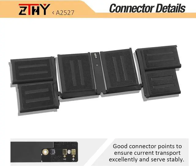 Alt view image 4 of 7 - ZTHY A2527 A2485 Laptop Battery Replacement for MacBook Pro 16-inch A2485 (Late 2021 Version) EMC3651 MK183LL/A MK193LL/A MK1A3LL/A MK1E3LL/A MK1F3LL/A MK1H3LL/A Series Notebook 11.45V 99.6Wh