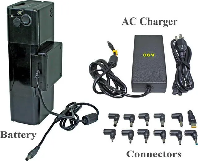 Alt view image 2 of 7 - Super Capacity (504 Watt-Hour) Battery Pack with 19V Output Voltage Compatible with Many Laptop Computers