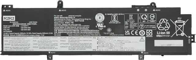 Main image of L21M4P71 Battery 52.5Wh Replacement for Lenovo ThinkPad T14 Gen3 / T14 Gen4 / P14s Gen3 /P14s Gen4 Series SB10W51965 5B10W51864 L21L4P71 L21M4P72 L21C4P71 L21D4P71 L21L3P71 L21M3P71 15.44V