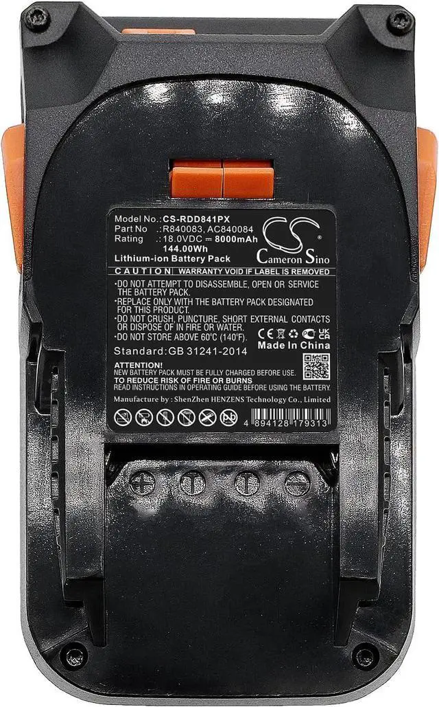 Alt view image 2 of 2 - 8000mAh/18.0V Replacement Battery for AEG BKS 18 BSB 18 STX BSB 18 G BSS 18C Bus 18 BS 18C BSB 18 LI BS 18G BHO 18 BFL 18 BSB 18 Bus 18 X BST 18X BMS 18C L1815R L1830R