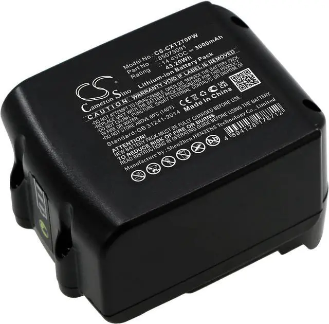 Alt view image 3 of 5 - Cameron Sino Battery for Columbia GT-H, LST 270, Power HP 19-25, Siat GT-One, Smart LXT 10-16 PN:Columbia GT-H, LST 270, Power HP 19-25, Siat GT-One, Smart LXT 10-16 3000mAh
