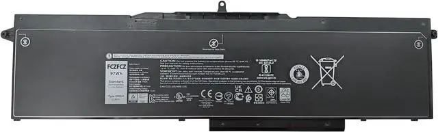 Main image of 1FXDH Battery Replacement for Dell Latitude 5501 5511 / Precision 3541 3551 Series 01WJT0 D191G 1WJT0 0D191G CN-0D191G 11.4V 97Wh 8071mAh 6-Cell