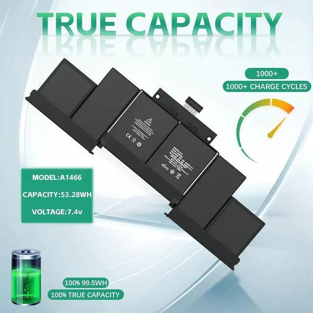 Alt view image 7 of 7 - A1618 Battery Replacement for MacBook Pro 15 Inch Retina A1398 (Late 2013, Mid 2014, Mid 2015 Version)[11.36V/99.5Wh]