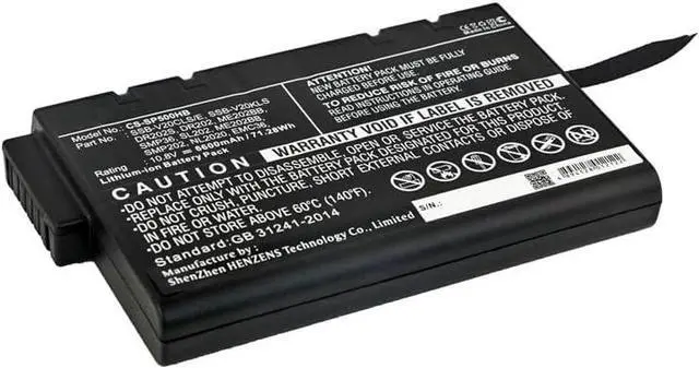 Main image of Replacement Battery for Epson 512ST/513ST/Pro C/Pro CX/Vividy Note 510ED,PN:DR202/EMC36/ME202BB/NL2020/SMP02,6600mAh