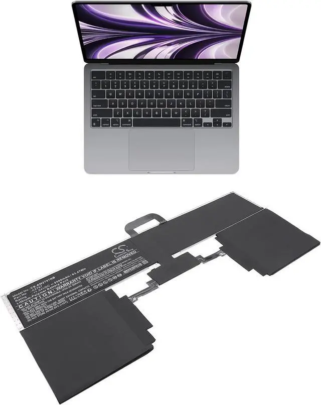 Alt view image 5 of 5 - Tingen 5500mAh Battery Replacement for Air 15.3 M2 MRYT3LL/A Air 2023 MQKT3LL/A MXD33LL/A Air 15-inch Air M3 A3114 (EMC 8612 MQKV3LL/A Air M3 (15-inch 2024) A2941 MQKQ3LL/A MXD23LL/A A2797 (11.54V)
