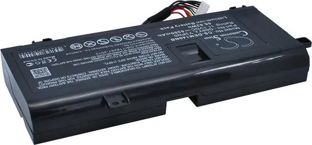 Main image of HongQJY New Replacement Battery for Alienware 14, Alienware 14(Mid 2013), ALW14D-1528, AW14 Mid2013, P39G (6200mAh) 08X70T, 0G05YJ, 8X70T, G05YJ, GO5YJ, Y3PN0