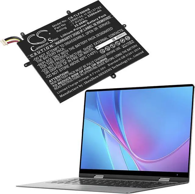 Alt view image 3 of 6 - Battery Compatible with MaxBook Part Number: 2666144, H-30137162, 3300mAh